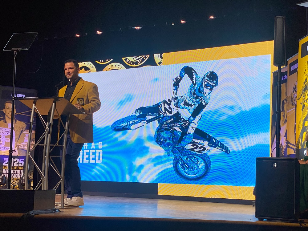 Chad Reed aux Journées du Temple de la renommée de la moto AMA 2025